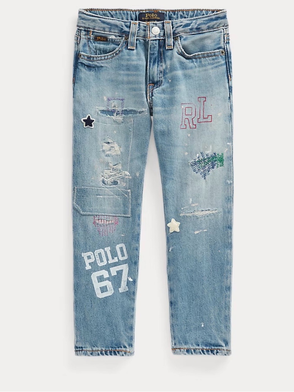 Polo Ralph Lauren Astor Slim Graphic Girl Jean - Size 6X